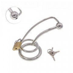 Chastity device and urethral plug