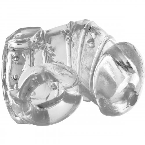 Rubber chastity cage