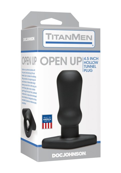 Open Up - Hollow Tunnel Plug - 4.5" / 12 cm