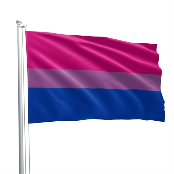 Bisexuell Pride Flagge