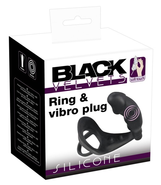 Black Velvets ring vibro plu