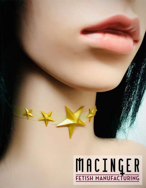 Halsband mit Stern-Applikation 'Stellaria' - MACINGER - Seitenansicht