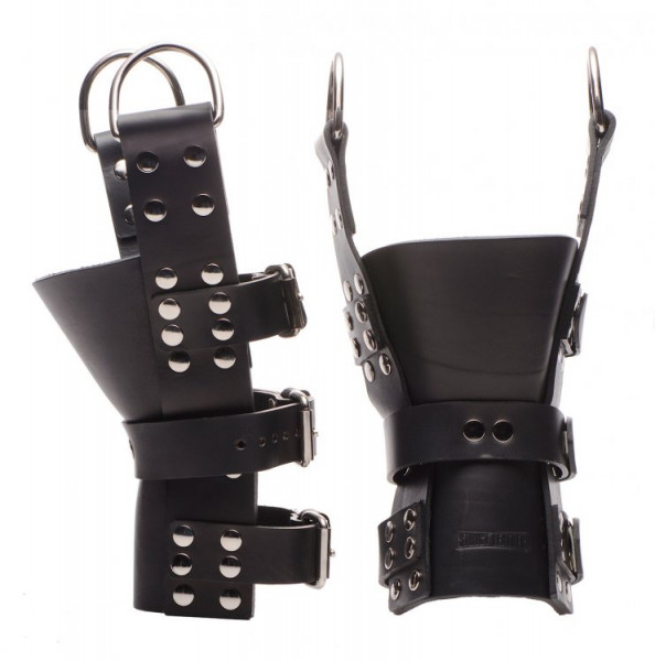 Leather Hanging Ankle Cuffs