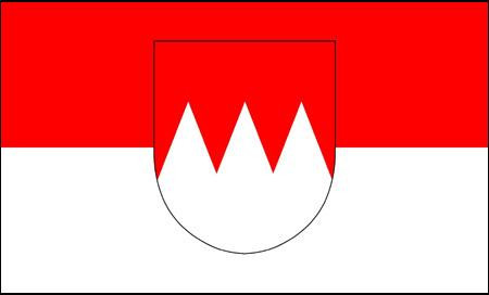 Flagge 'Franken mit Wappen'