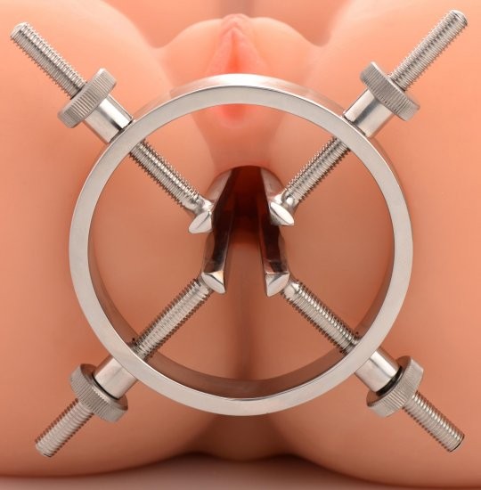 Anal expander made of stainless steel
