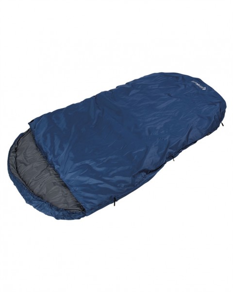 Deckenschlafsack breit blau