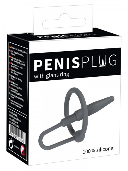 Einführbarer Penis Plug mit Eichelring1