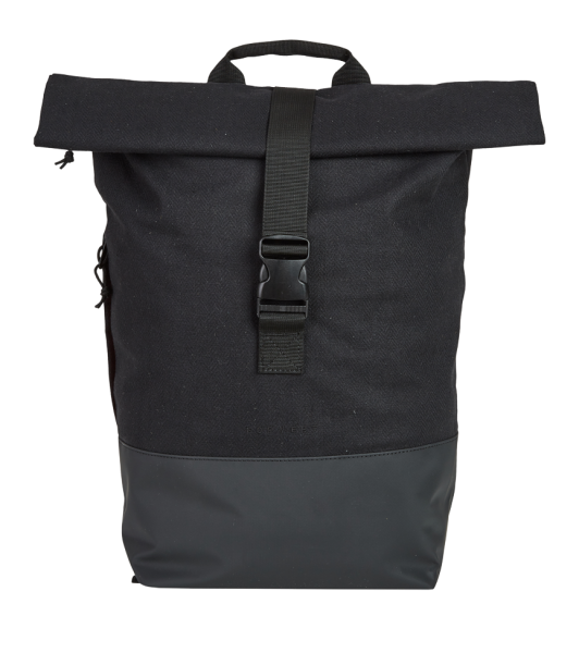 Moderner Rucksack mit versteckter Seitentasche 30l - schwarz