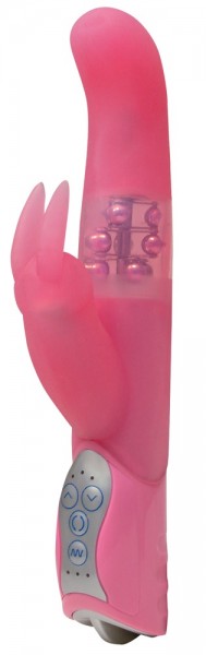 Perlen-Vibrator mit Klitoris-Reizarm